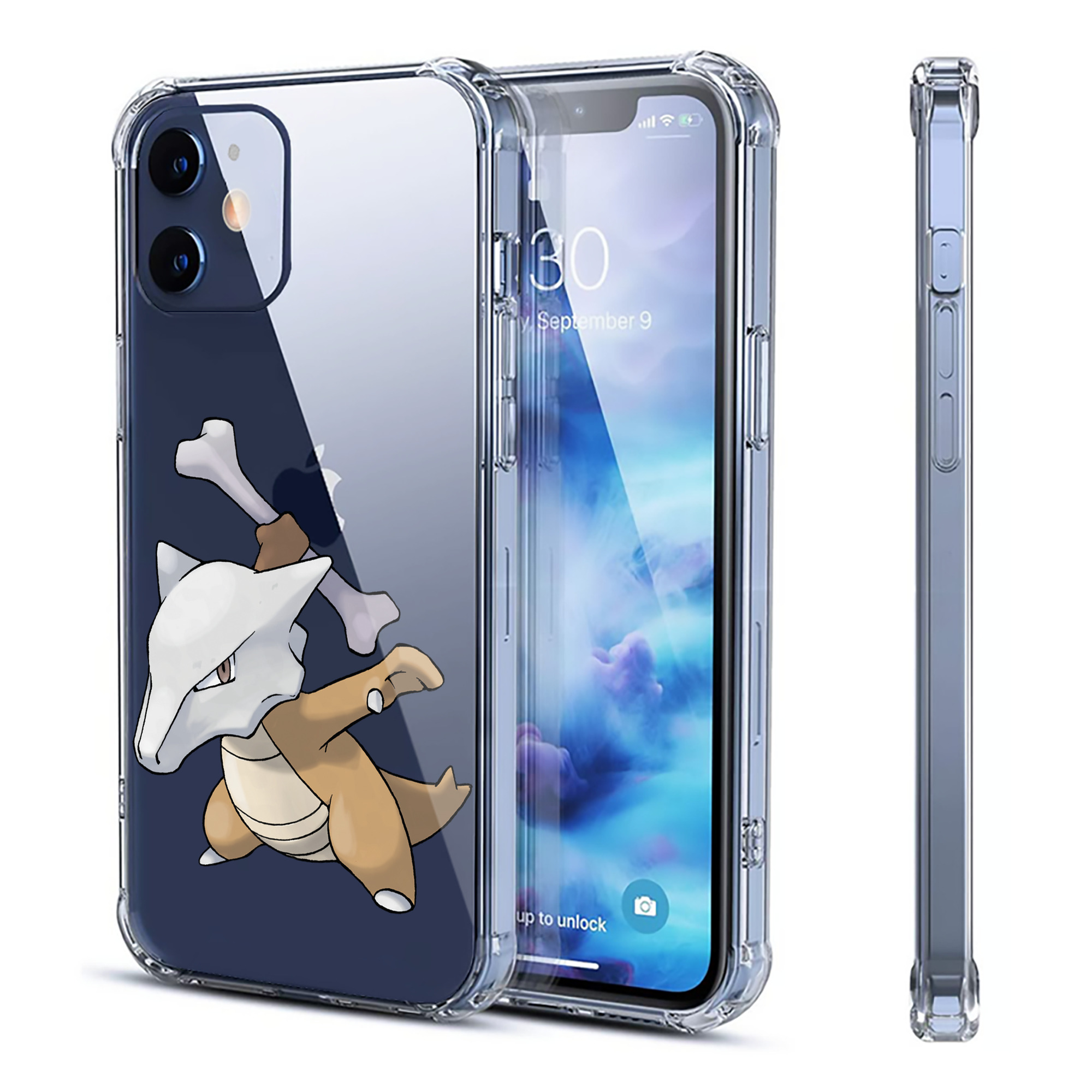 （画像用） ポケットモンスター Pokémon 【iPhone 12シリーズ対応】透明スマホケース（クリアソフトケース）